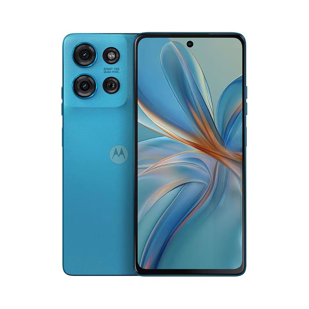 Smartphone Motorola Moto G75 Azul 5G, 256GB, 16GB RAM Boost, Processador Octa-Core, Câmera Traseira 50MP + 8MP, Selfie de 16MP e Tela de 6.8"