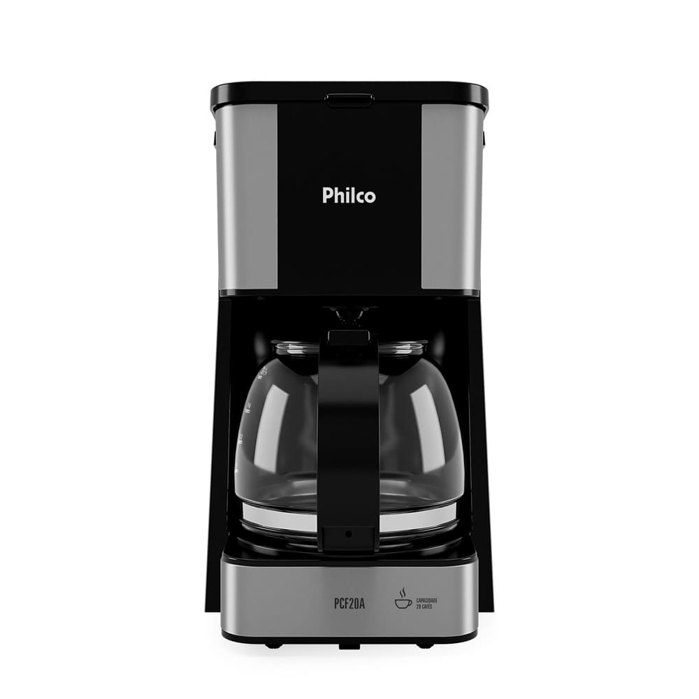 Cafeteira Elétrica Philco PCF20A 20 Xícaras com Sistema Corta Pingos e Base Aquecedora 650W - Preta