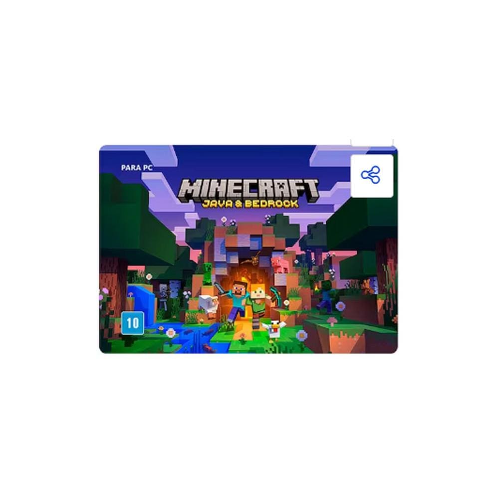 Gift Card Digital Xbox Minecraft eGift – R$ 99,00