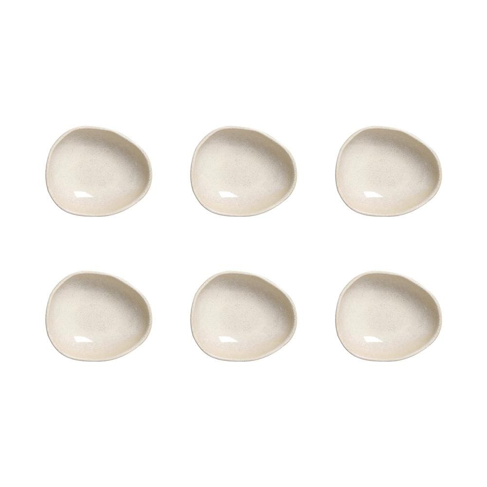 Conjunto de Cumbucas Oval Porto Brasil Orgânico Latte 265ml - 6 Peças