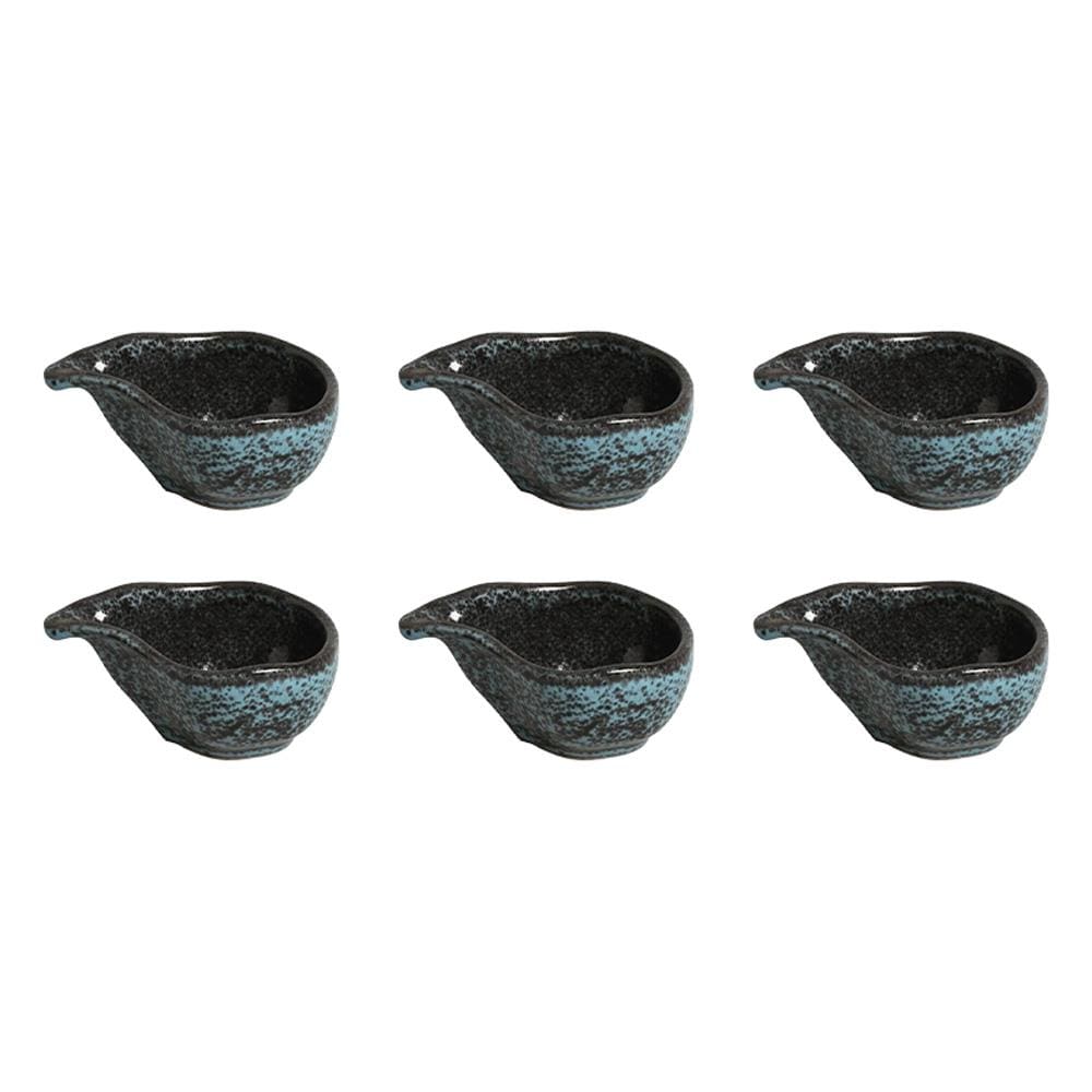 Conjunto de Molheiras Ovais Porto Brasil Orgânico Night Sky 40ml – 6 Peças