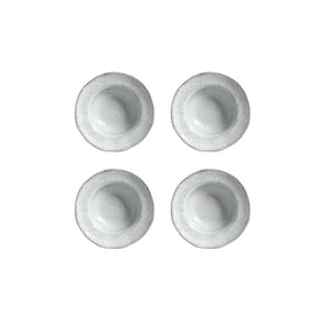 Conjunto de Pratos de Sobremesa Porto Brasil Orgânico Echo Branco 250ml - 4 Peças