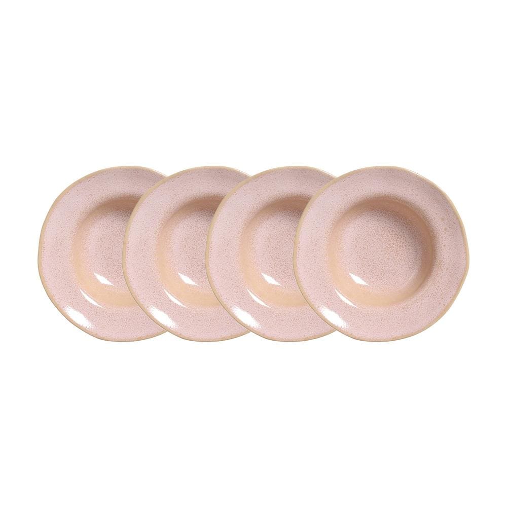 Conjunto de Pratos de Sobremesa Porto Brasil Orgânico Litchi 250ml - 4 Peças