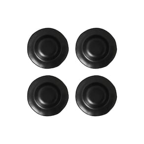 Conjunto de Pratos de Sobremesa Porto Brasil Orgânico Preto Matte 250ml - 4 Peças