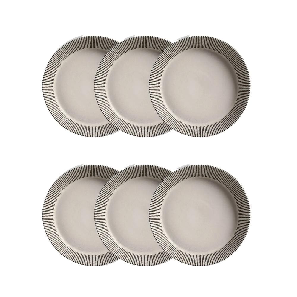 Conjunto de Pratos Fundos Porto Brasil Neo Pulse 630ml - 6 Peças