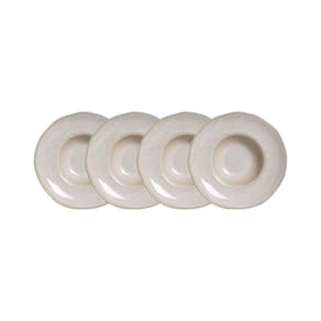 Conjunto de Pratos para Massa Porto Brasil Orgânico Latte 450ml - 4 Peças