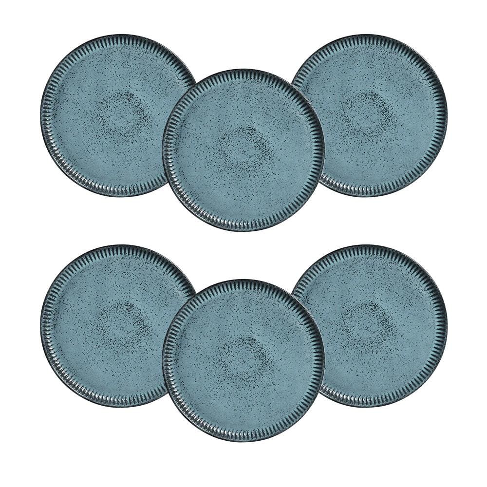 Conjunto de Pratos Rasos Porto Brasil Linhas Night Sky 27,5cm - 6 Peças