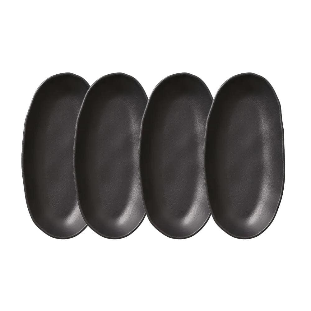 Conjunto de Travessas Ovais Grandes Porto Brasil Orgânico Matte 32x16cm – 4 Peças