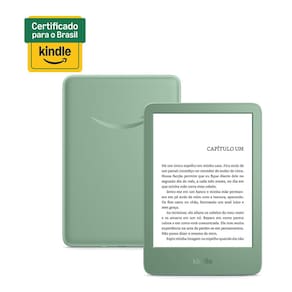 E-Reader Kindle 11ª Geração Amazon com 16GB, Luz integrada e Wi-Fi - Verde