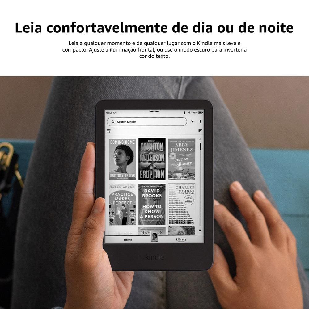 E-Reader Kindle 11ª Geração Amazon com 16GB, | Ponto