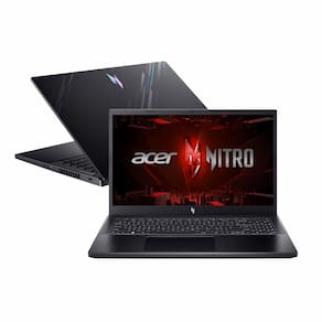 Notebook Gamer Acer Nitro V15 com Processador Intel Core i5 13° Geração, 512GB SSD, 8GB RAM, Tela 15.6” Full HD e Linux Gutta - ANV15-51-50KD