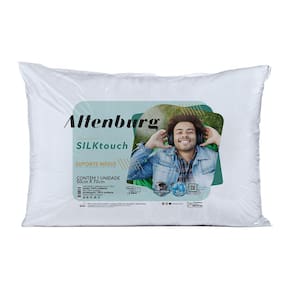 Travesseiro Altemburg Silk Touch Suporte Médio em Tecido e Fibra 100% Poliéster 50x70cm - Branco