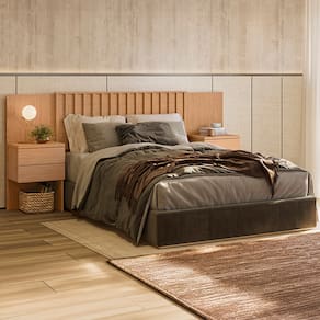 Cabeceira para Cama de Casal e Queen Size Palumóveis Olinda Extensível - 300cm de Largura