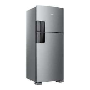 Geladeira Consul Frost Free CRM50LK Duplex Inox com Função Turbo, Iluminação em LED e Filtro Antiodor - 410 litros