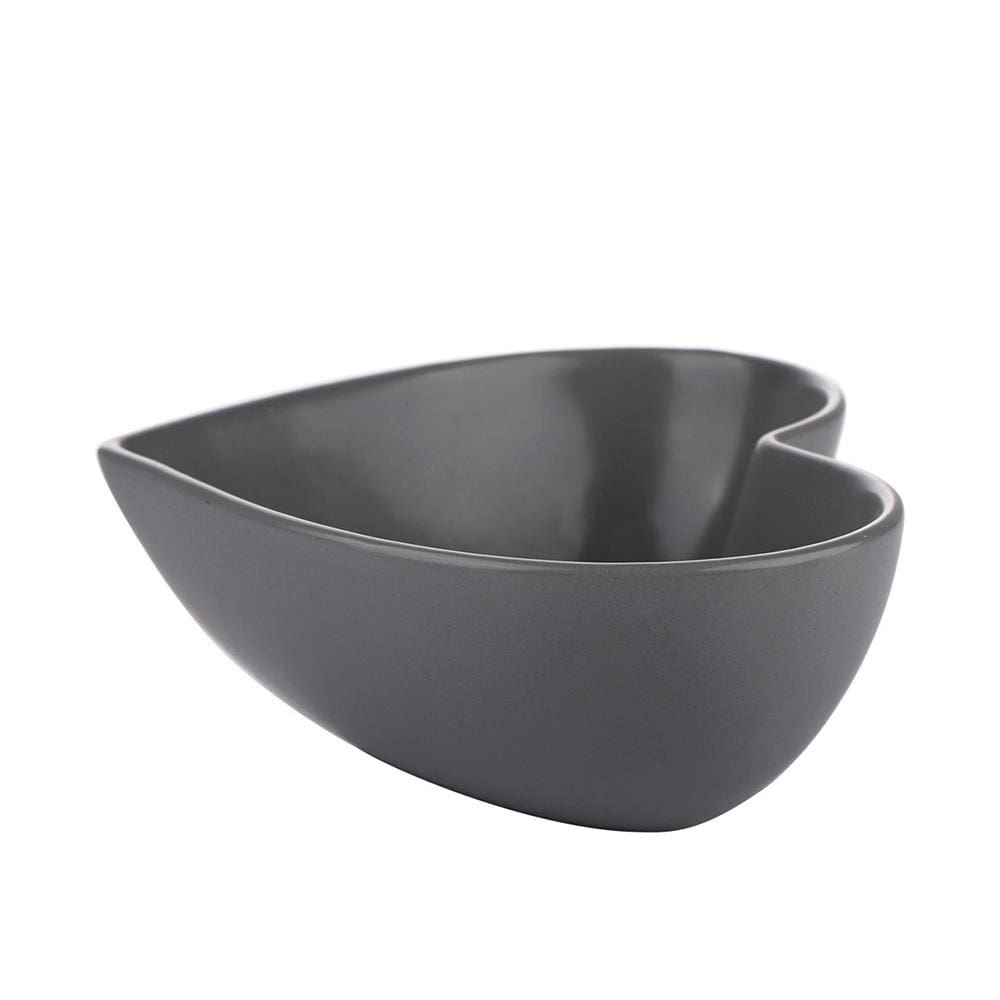 Bowl L'Hermitage Lovely Coração Porcelana 580ml - Cinza 