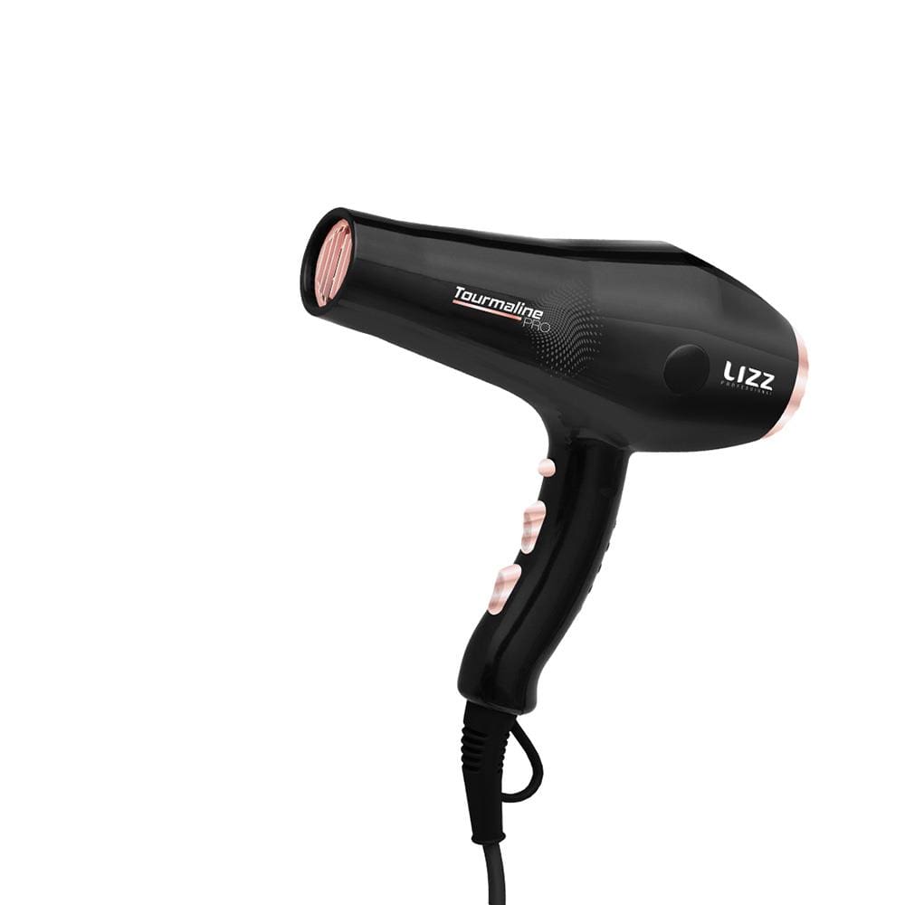 Secador de Cabelos Lizz Tourmaline Pro com Motor AC Profissional 2150W - Preto/Rosé