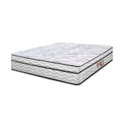 Colchão de Casal Cama InBox Moderne Ortopédico com Camada Especial de Espuma D45 25x138x188cm - Branco/Grafite