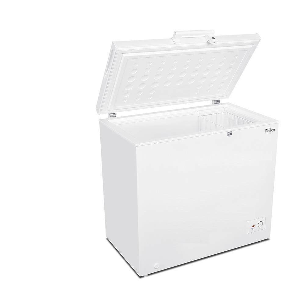 Freezer Horizontal Philco PFH400B 371L 2 em 1 Degelo Manual Rodízios Gás R600a Branco - 220V