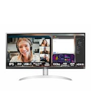 Monitor UltraWide 29” LG 29WQ600-B com Tela IPS, Full HD, 100Hz, AMD FreeSync – Branco