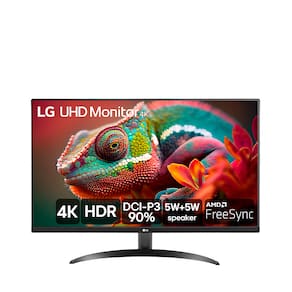 Monitor LG 32'' 32UR500-B Ultra UHD 4K, AMD Free Sync, MaxxAudio, Dynamic Action Sync, Black Stabilizer, HDR10 e HDMI - Preto