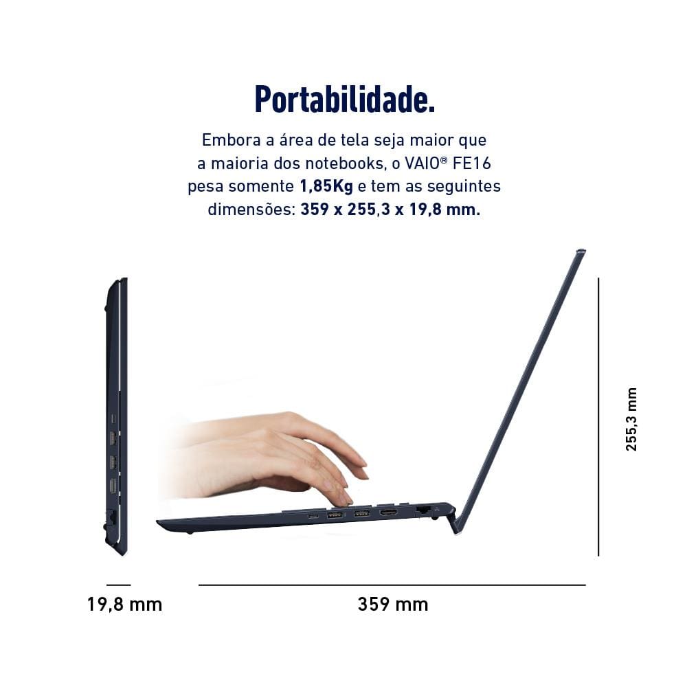 Notebook VAIO AMD Ryzen 5 5625U 16GB | Ponto