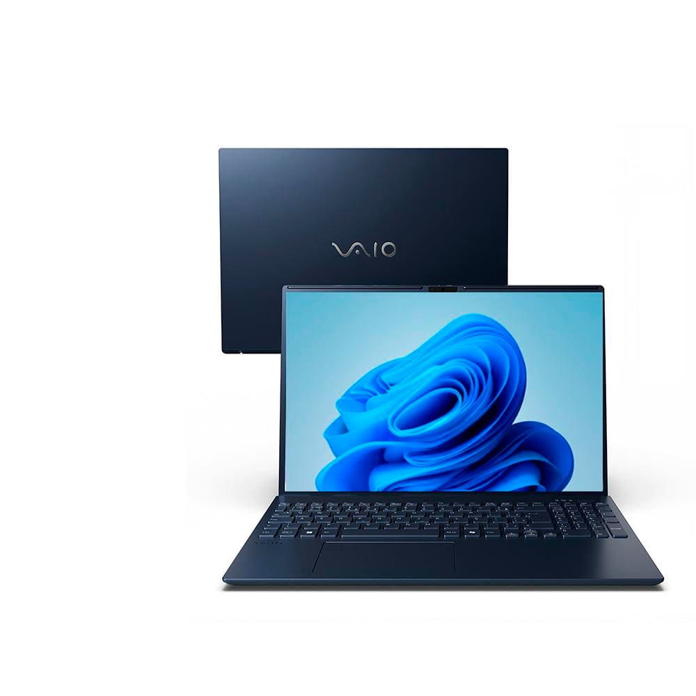 Notebook VAIO FE16 com processador AMD Ryzen, 512GB SSD, 16GB RAM, Tela 16" IPS WUXGA e Windows 11 Home - VJFE69F11XB0721