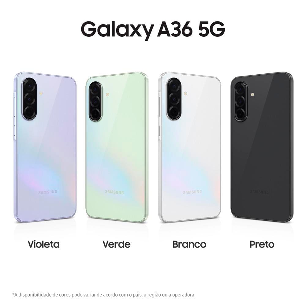 Smartphone Samsung Galaxy A36 5G Branco | Ponto