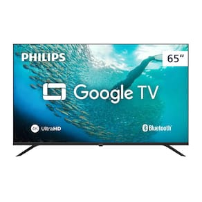 Smart TV LED 65" Ultra HD 4K Philips 65PUG7019/78 com Google TV, Comando de Voz, Wi-Fi, Entradas HDMI e USB