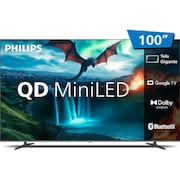 Smart TV QD-MiniLED 100" Ultra HD 4K Philips 100MLED800 com Google TV, Wi-Fi, Entradas HDMI e USB