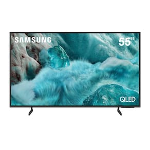 Smart TV QLED 55” 4K Samsung QN55Q7FAAGXZD, Vision AI, Processador com AI, Xbox Cloud Gaming, Controle por Gestos, Art Store, Alexa, Wi-Fi e Bluetooth