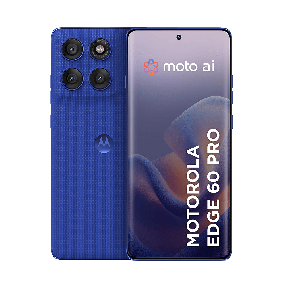 Smartphone Motorola Edge 60 Pro 6.7” 256GB 5G 120Hz pOLED Câmera 50MP Sony LYTIA 700C Azul