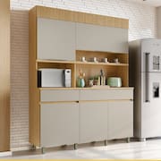 Cozinha Compacta Nesher Realeza com 5 Portas, 2 Gavetas e 2 Prateleiras - 160cm de largura