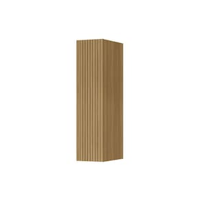 Armário Aéreo Nesher Rainha em MDF 15mm com 1 Porta e 1 Prateleira - 20cm de largura – Nature
