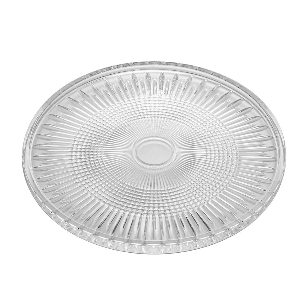 Prato de Cristal Wolff Queen 32cm Design Majestoso Alta Qualidade