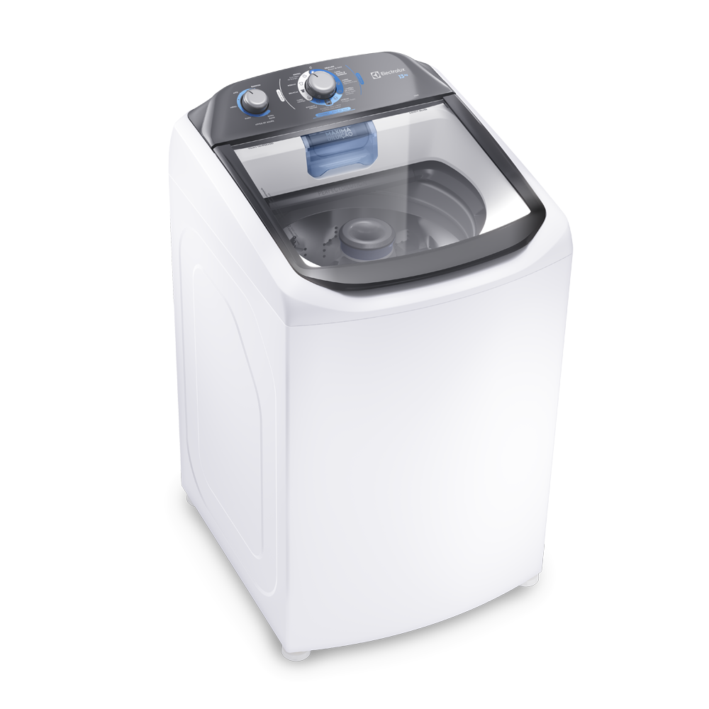 Máquina de Lavar 13kg Electrolux LDA13 Efficient Branca com Duplo Dispenser Cesto Inox Máxima Diluição