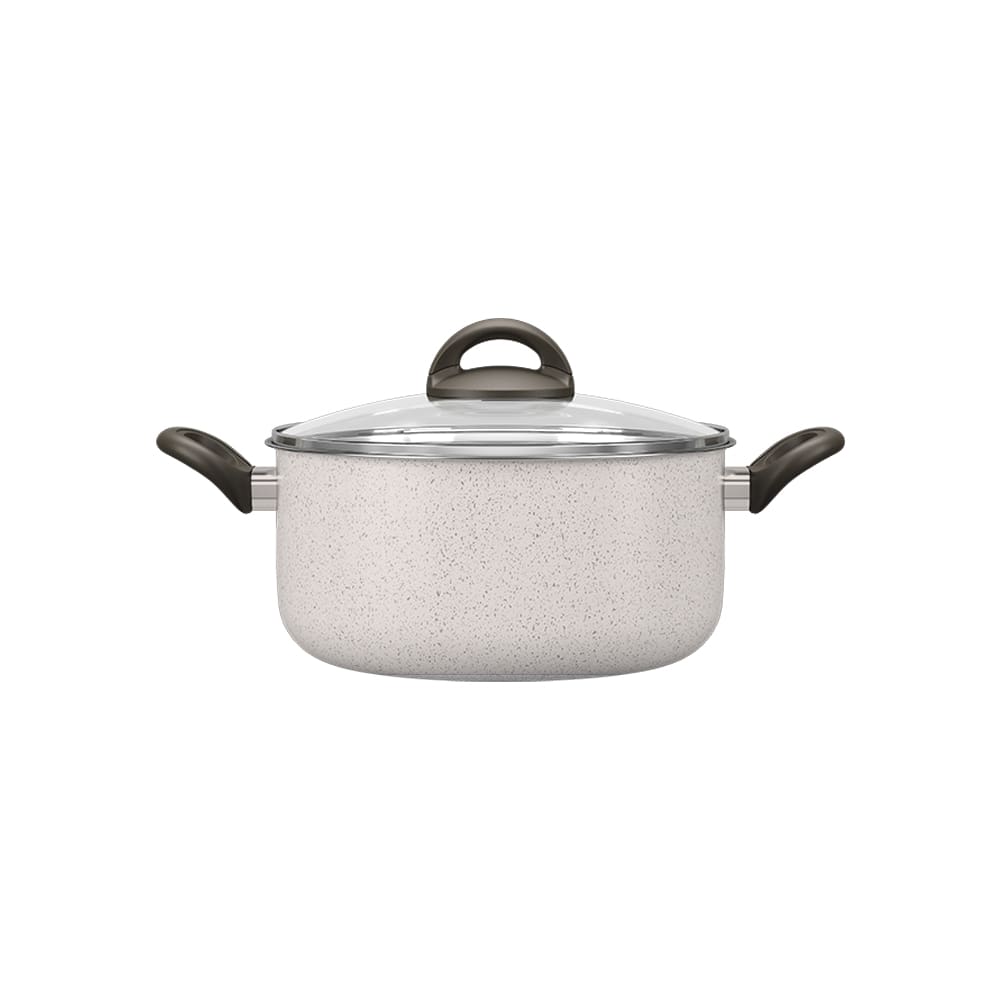 Caçarola Brinox Suprema 22cm Ceramic Life 3,5L Vanilla