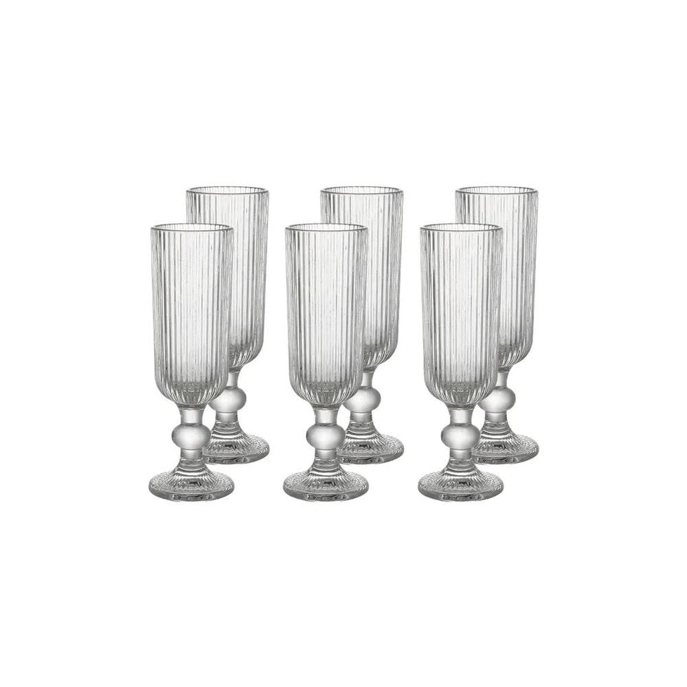 Conjunto de Taças para Espumante Brinox Haus Concept Reluz 150ml 6 Peças