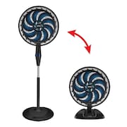 Ventilador Arno X-TREME 2 em 1 Mesa ou Coluna VE9M 40cm 160W Silencioso Preto e Azul