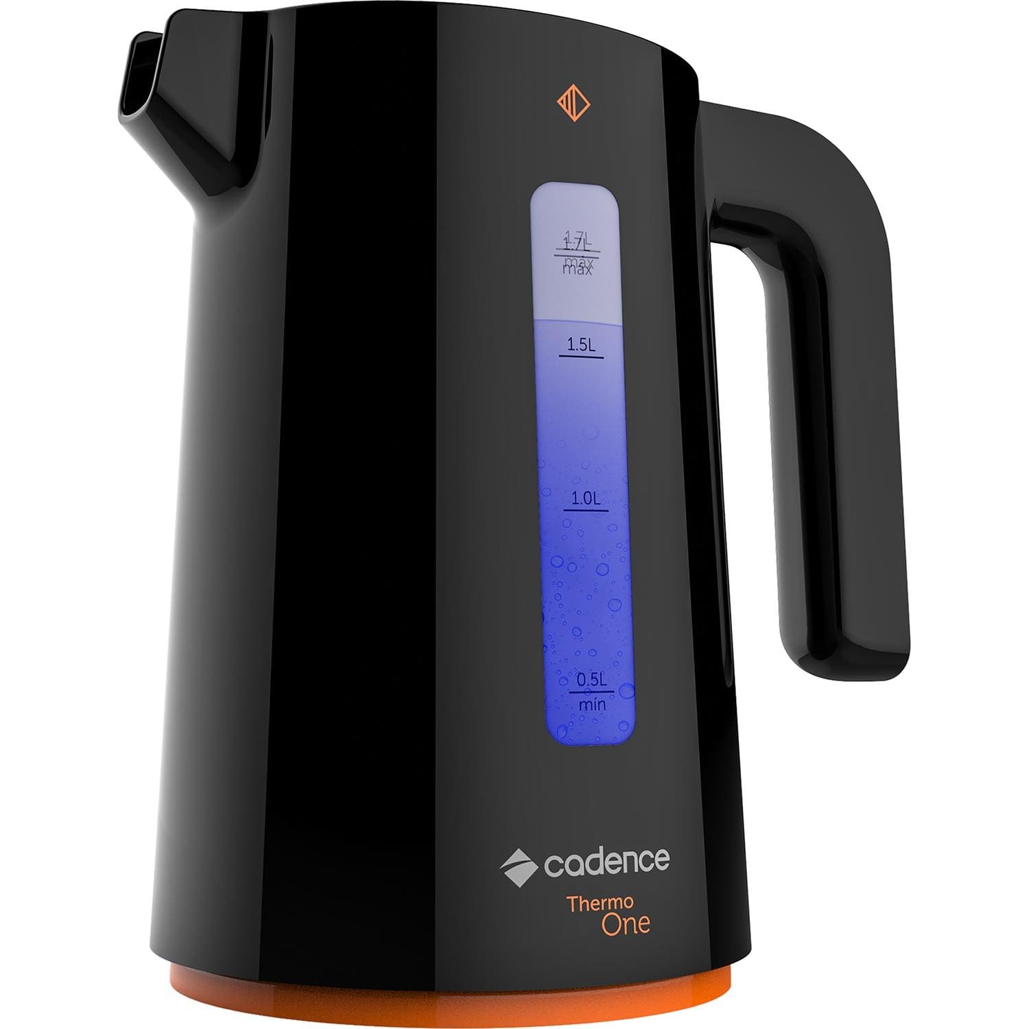 Chaleira Elétrica Cadence CEL388 Contrast 1,7L 1850W Desligamento Automático Preto