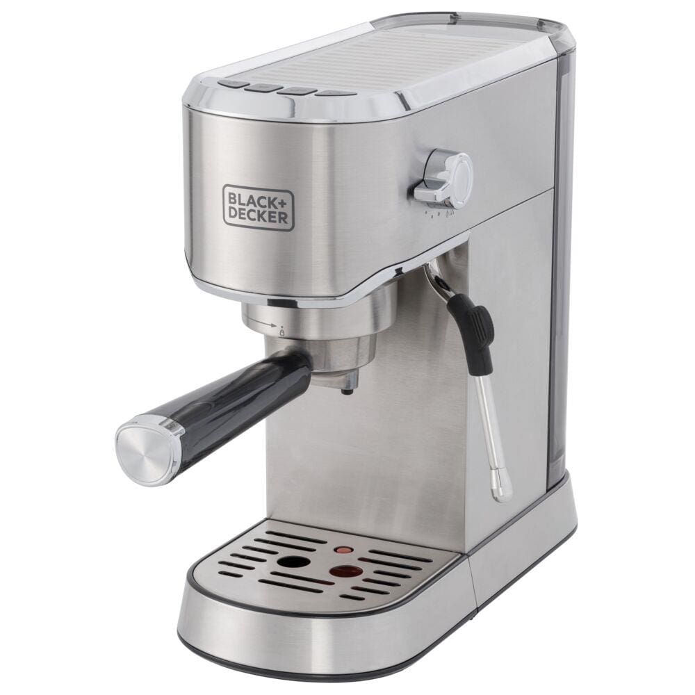 Cafeiteira Espresso Black+Decker CEA1200G Gourmand Gris 1200W Multifunções Inox