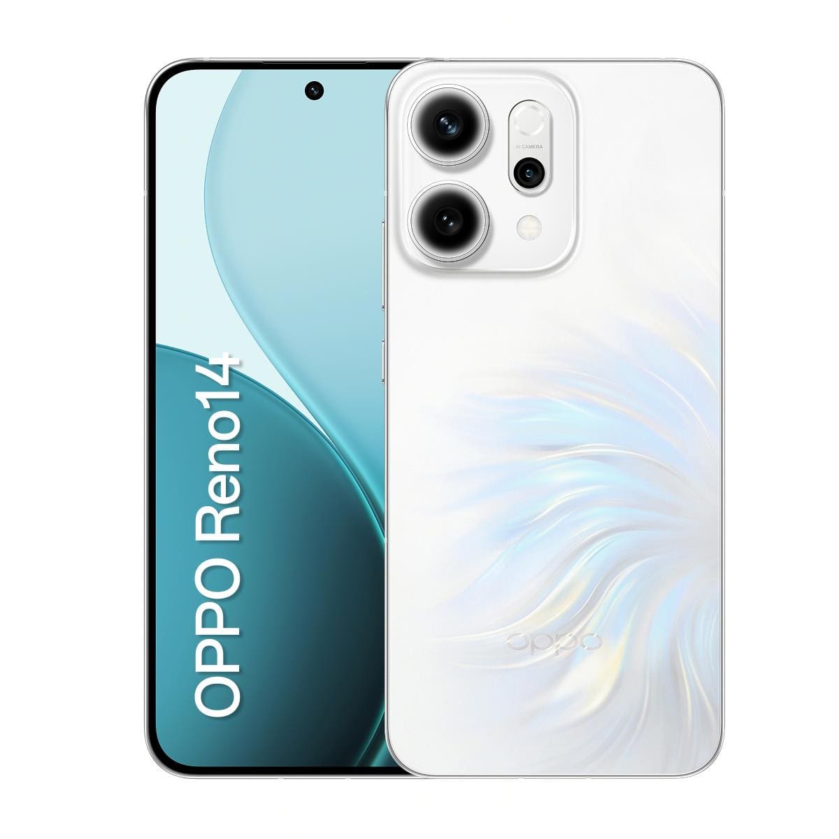 Smartphone OPPO Reno 14 5G Tela 6,59” 512GB Câmera Tripla 50MP Branco