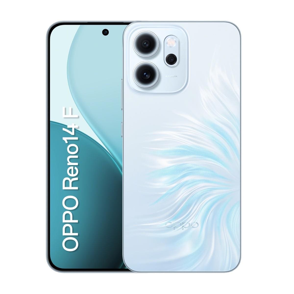 Smartphone OPPO Reno 14F 5G Tela 6,57” 256GB Câmera 50MP Azul Cintilante