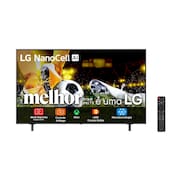 SMART TV 65" 4K LG 65NANO80ASA NanoCell Processador a7 AI Gen8 WebOS 25 Charcoal Black