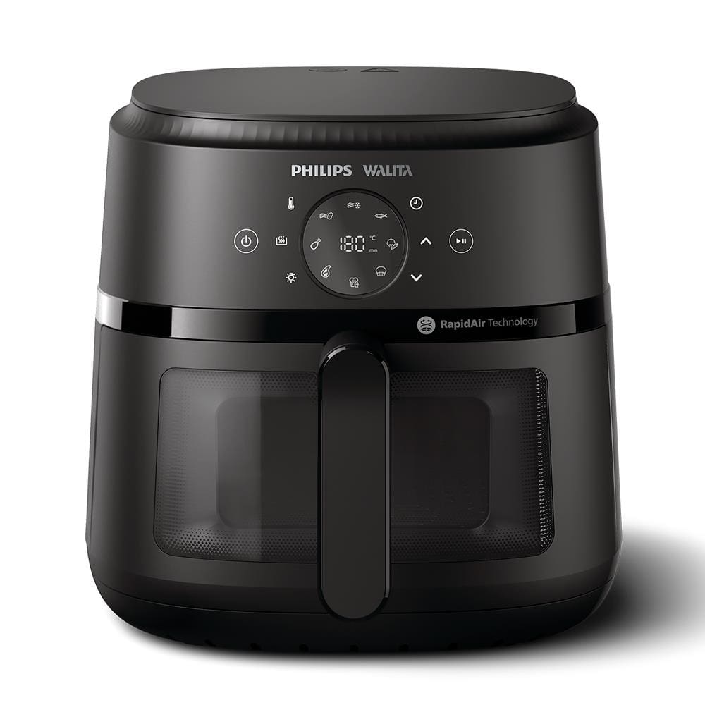 Fritadeira Elétrica Airfryer Philips Walita Série 2000 XL Digital NA230/00 1700W Preta