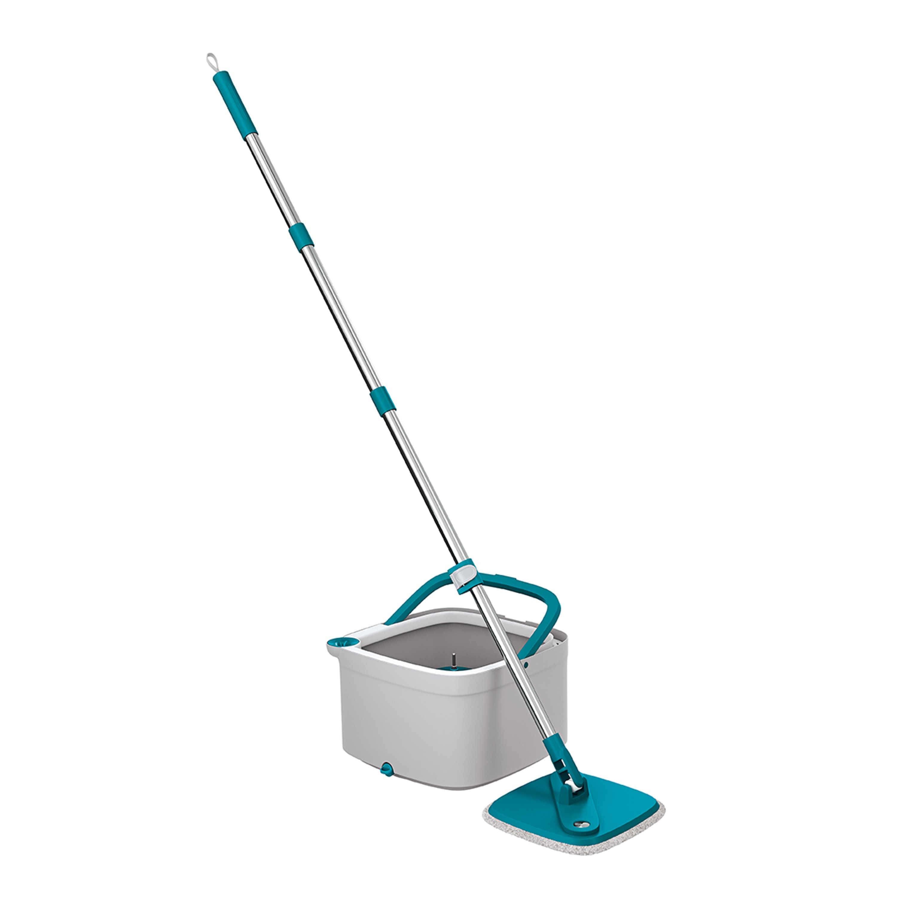 Mop Giratório Água Limpa Flash Limp com Balde e Separação Inteligente