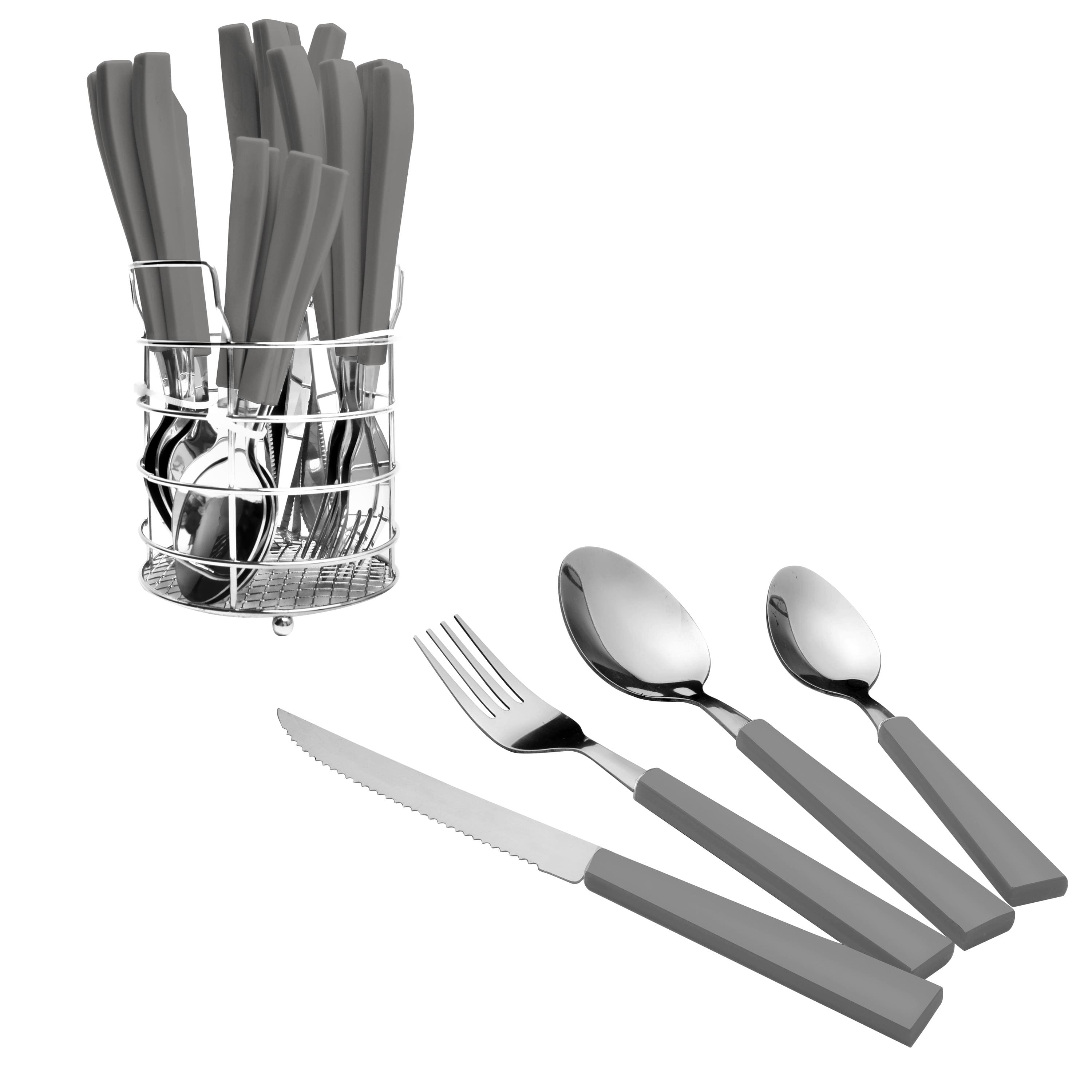 Faqueiro Dynasty Estai Inox 25 Peças