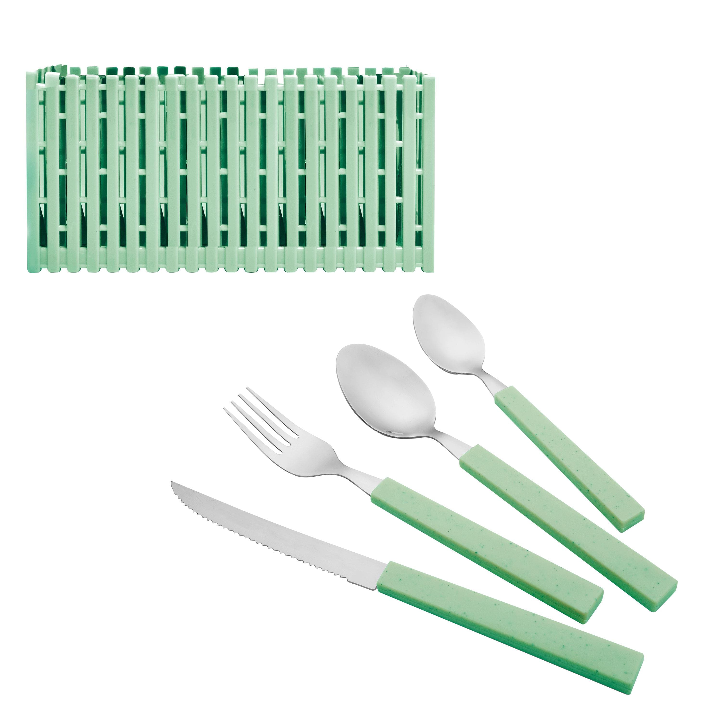 Faqueiro Dynasty Jardim Inox 25 Peças