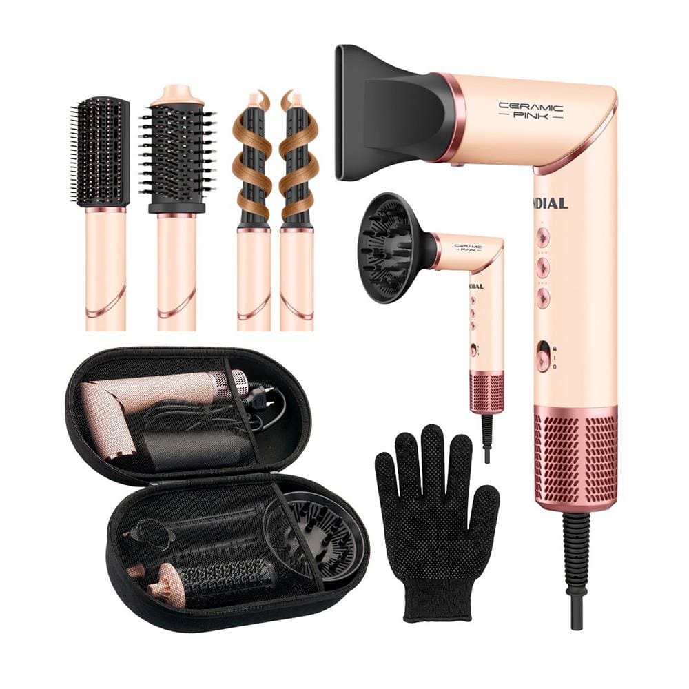 Secador 5 em 1 Mondial SM-01-BLDC-CP 1500W Tecnologia Cerâmica Rosa