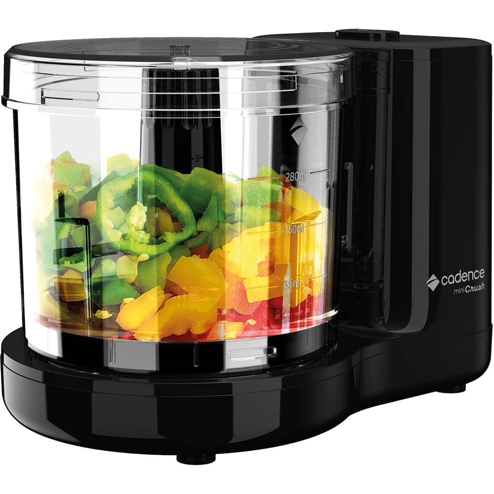 Mini Processador Cadence MPR530 Mini Crush 280ml - Preto