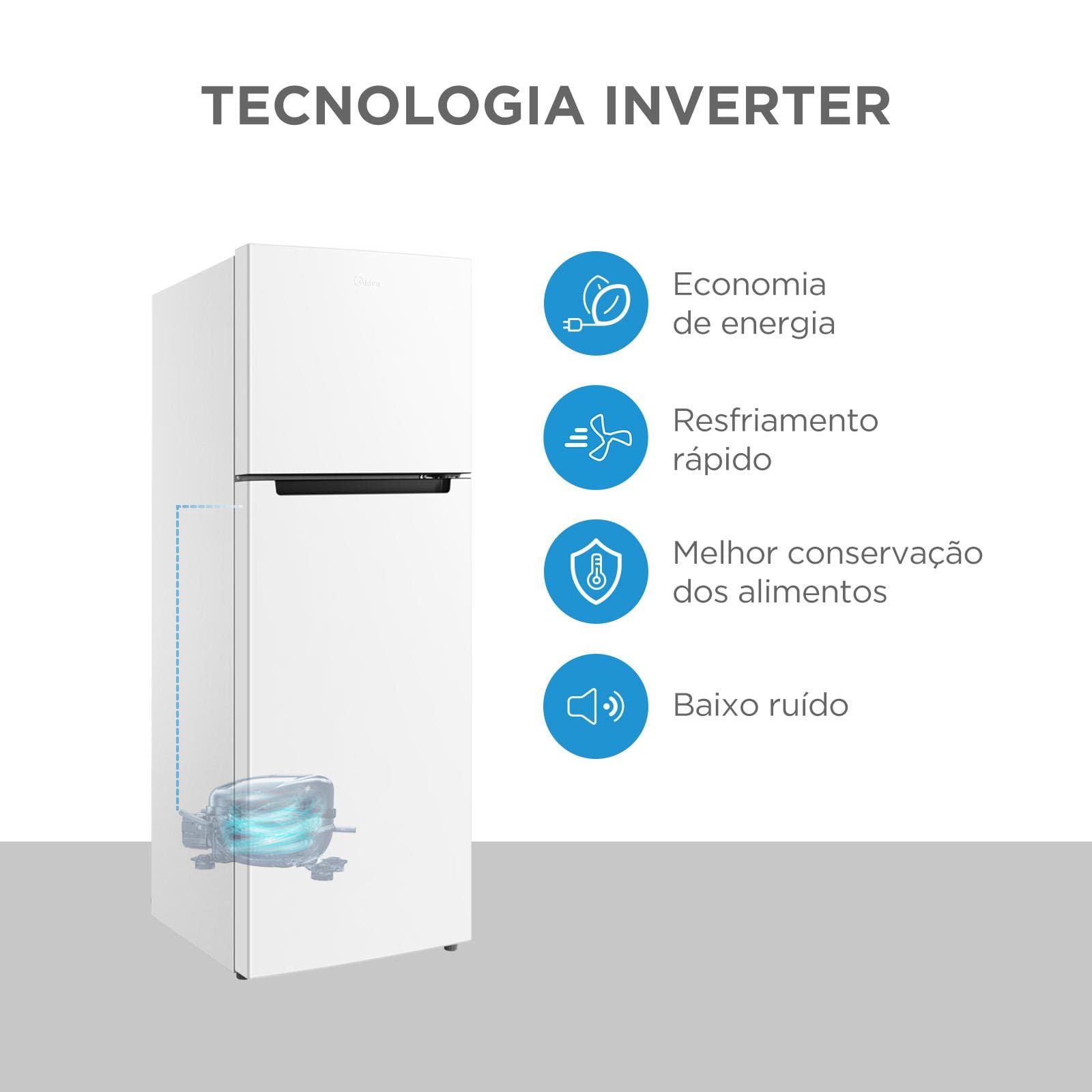 Refrigerador Cycle Defrost Duplex RT554 410L | Ponto